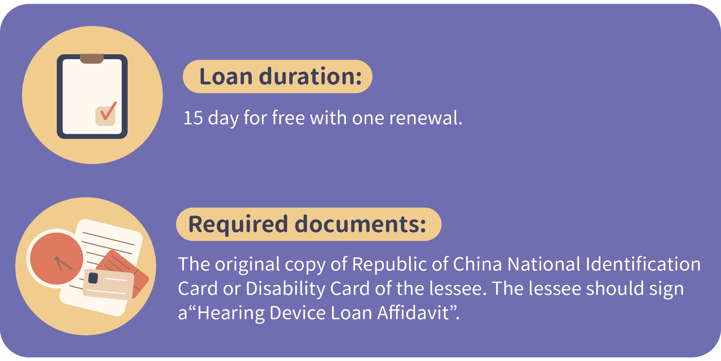 15 day for free with one renewal